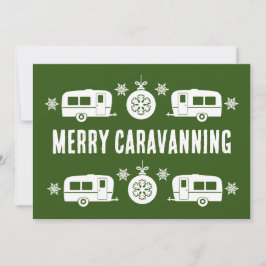 Caravan Lycklig jul Camping Julkort