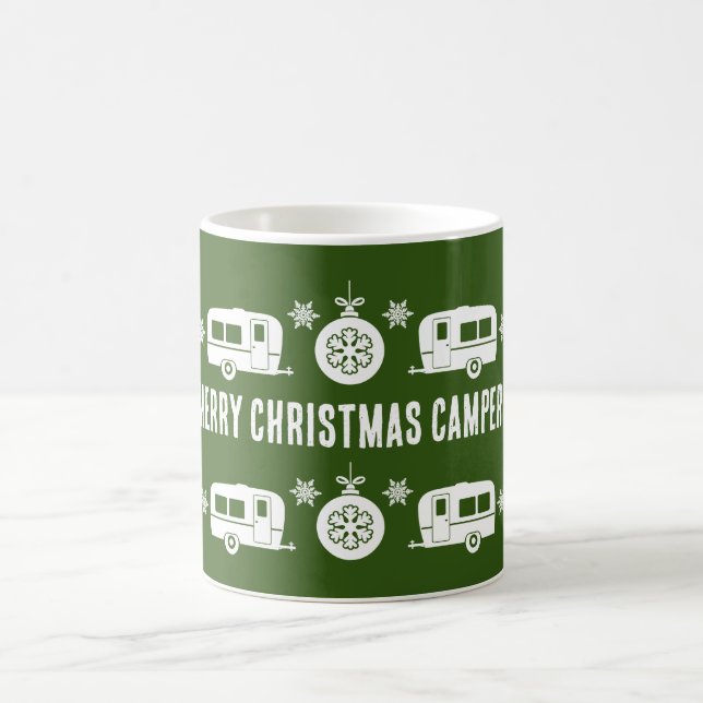 Caravan Lycklig jul Camping Kaffemugg (Center)