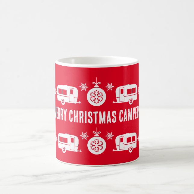 Caravan Lycklig jul Camping Kaffemugg (Center)