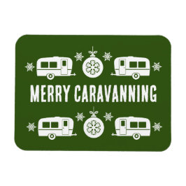 Caravan Lycklig jul Camping Magnet