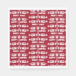 Caravan Lycklig jul Camping Pappersservett