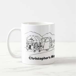 Caravan och Greenhouse Towby a Car Kaffemugg