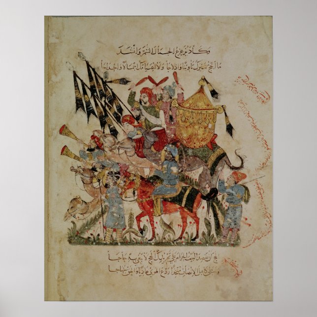 Caravan på väg till Mecca Poster (Framsidan)