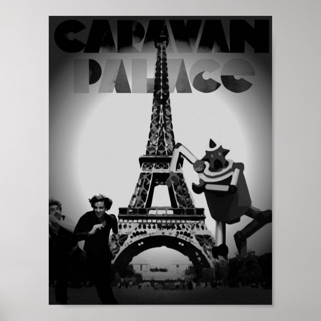 Caravan Palace Robot Band Poster (Framsidan)