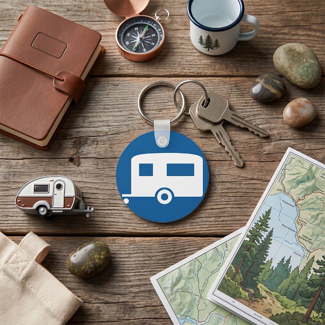 Caravan Road Sign Keychain Nyckelring (Skapare uppladdad)