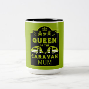 Caravans drottning Två-Tonad mugg