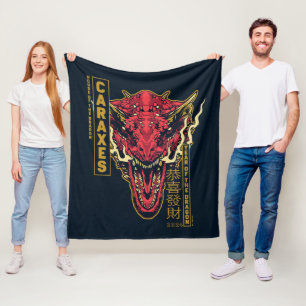 Caraxes Head Year of the Dragon 恭 喜 發 財 Fleecefilt