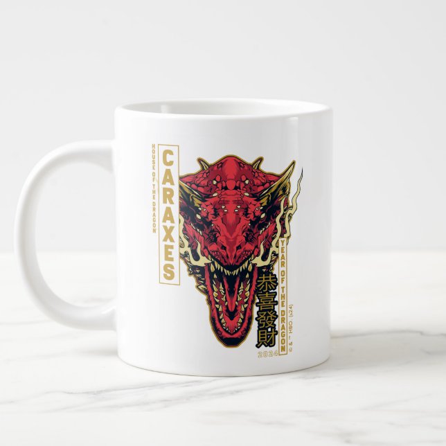 Caraxes Head Year of the Dragon | 恭 喜 發 財 Jumbo Mugg (Vänster)