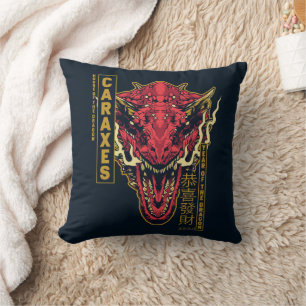 Caraxes Head Year of the Dragon 恭 喜 發 財 Kudde