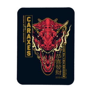 Caraxes Head Year of the Dragon 恭 喜 發 財 Magnet