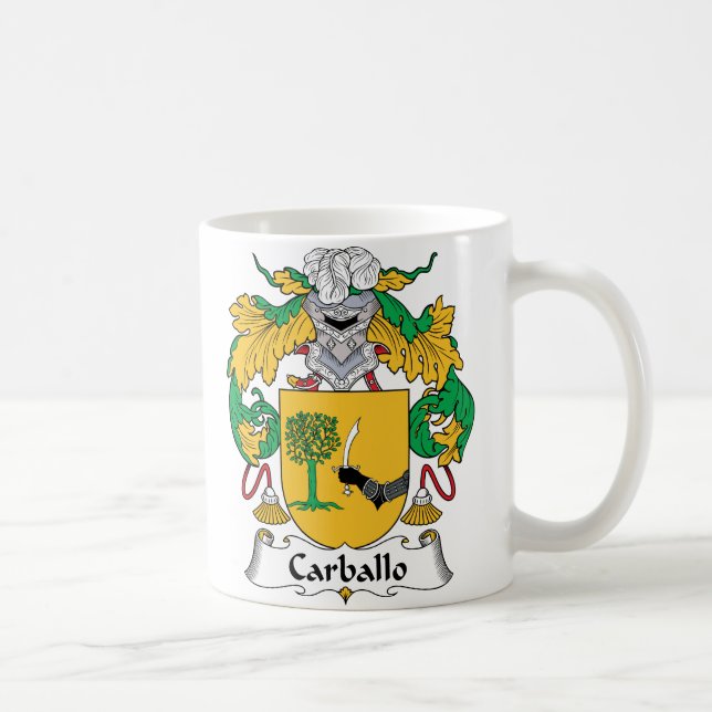 Carballo familjvapensköld kaffemugg (Höger)