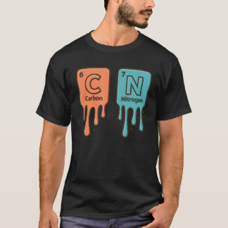 Carbon 6 Nitrogen 7 Funny Periodic Table Science M T Shirt