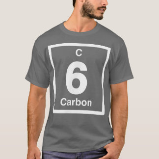 Carbon C, Periodic Bord Inslag, 6e Birthday Sc T Shirt