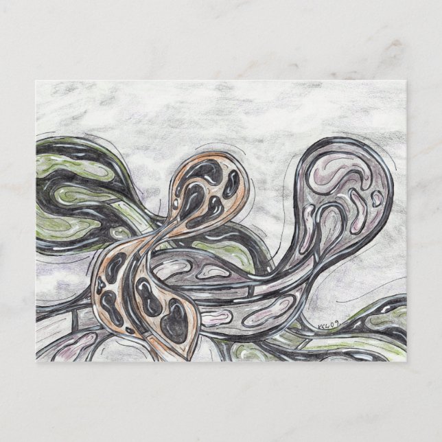 Carbon Lava Plaval-vykort Vykort (Framsida)