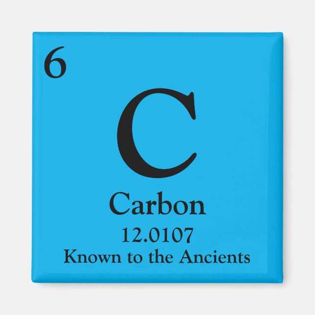 Carbon Periodic Bord Magnet (Framsidan)