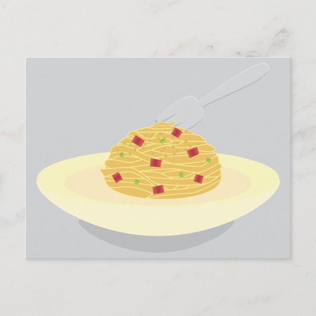 Carbonara_Illustration Vykort (Framsida)