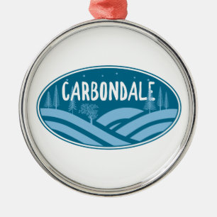 Carbondale Colorado utomhus Julgransprydnad Metall
