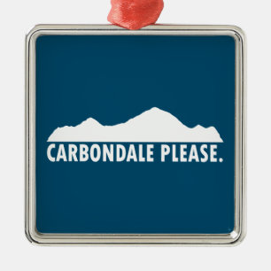 Carbondale Snälla Julgransprydnad Metall