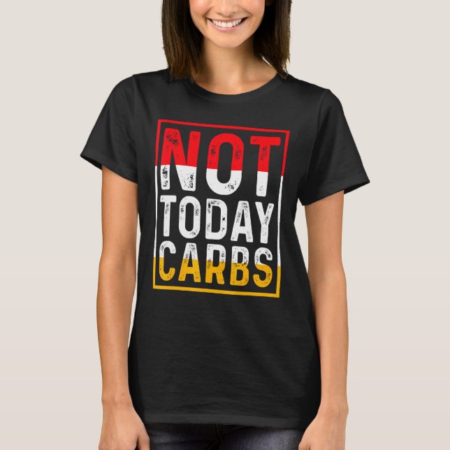Carbs Ketosis Fasting Autofagy Cell Rec. T Shirt (Framsida)