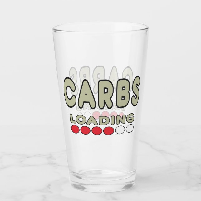 Carbs Loading Glaskopp (Framsida)