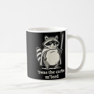 Carbs Mlord Raccoon Meme Graphic Kaffemugg