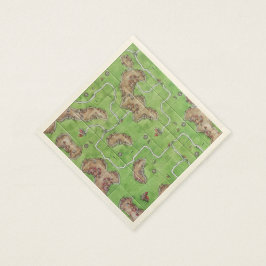 Carcassone Board Napkins Pappersservett