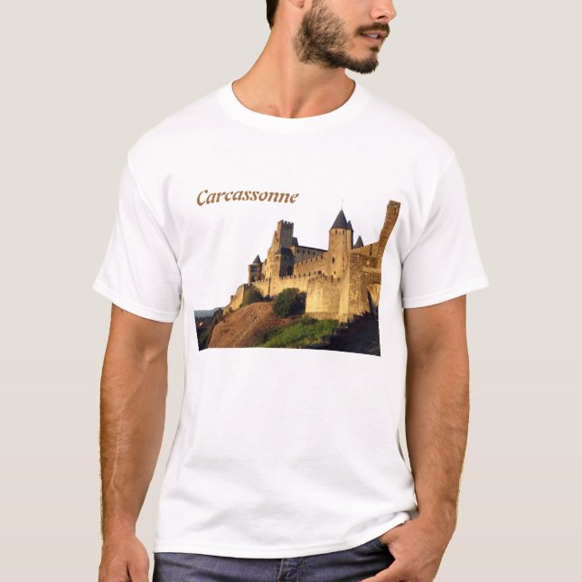Carcassone slott tee shirt (Framsida)