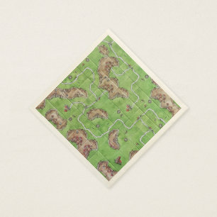 Carcassone stiger ombord servetter