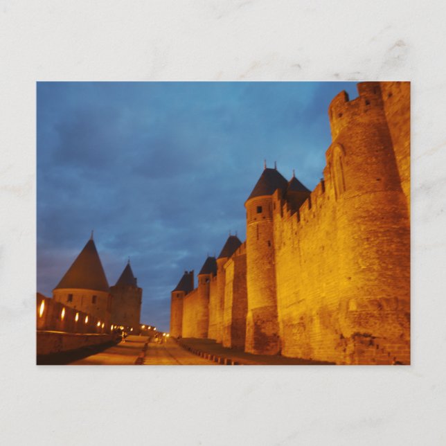 Carcassonne Castle, Frankrike Vykort (Framsida)