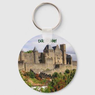 Carcassonne fästning i frankriken nyckelring