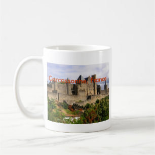 Carcassonne frankrike kaffemugg