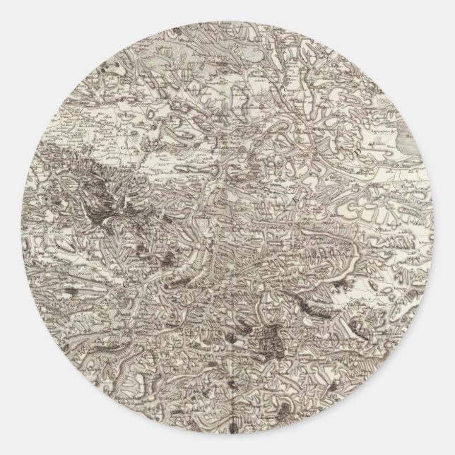 Carcassonne Runt Klistermärke (Framsida)