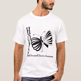 Carcinoid cancer för hoppfjäril tee shirt