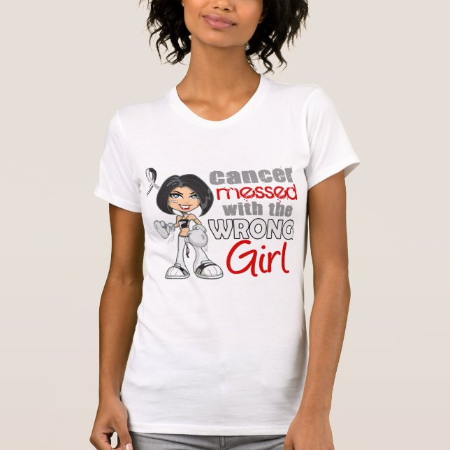 Carcinoid cancer röra med fel Girl.png T-shirt (Framsida)
