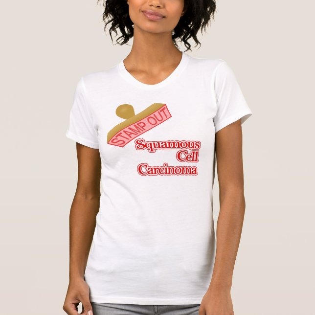 Carcinoma för Squamous cell Tee Shirt (Framsida)