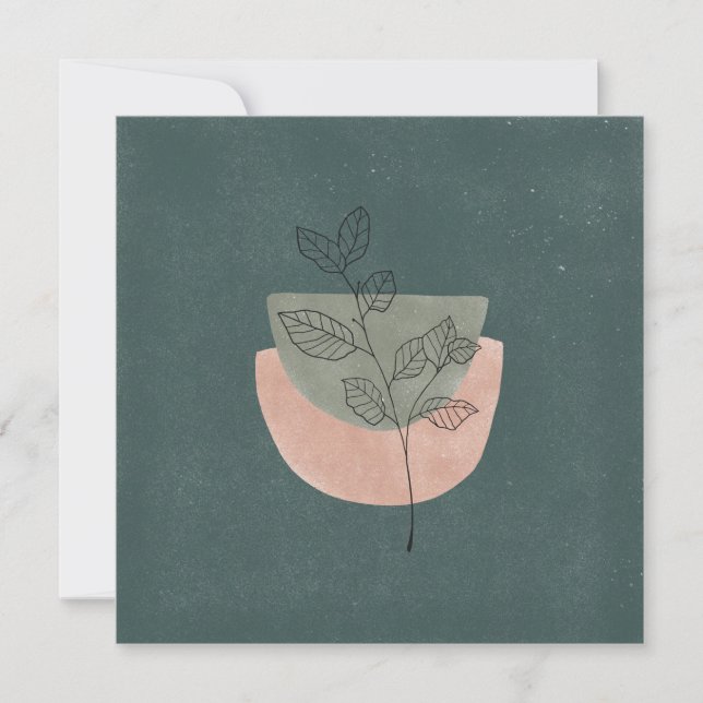 Card (13,3x13,3cm) - Flower (Framsida)