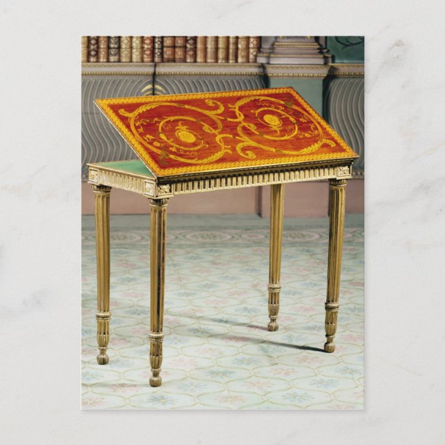 Card bord, c.1770 vykort (Framsida)