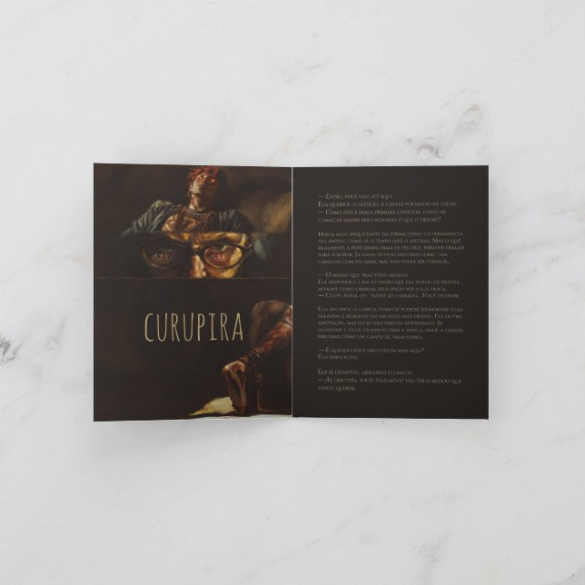 Card Curupira Meddelande (Inuti)