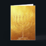 Card Golden Menorah | Gold | Israel | Karte Helgkort<br><div class="desc">Judaica Golden Menorah | Judaika Goldene Menorah
schöne festliche Grusskarte Karte
beautiful Card</div>