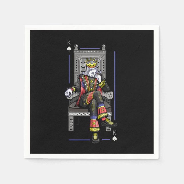 Card Kung Pappersservett (Framsidan)