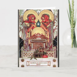 Card med julaftonillustrationen av J.C. Helgkort