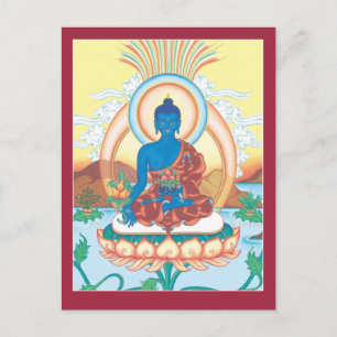 CARD Medicine Buddha Vykort