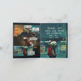 Card Natal Alien Inbjudan