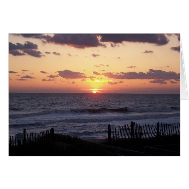 Card-OBX Sunrise-295 Hälsningskort (Framsidan Horizontal)