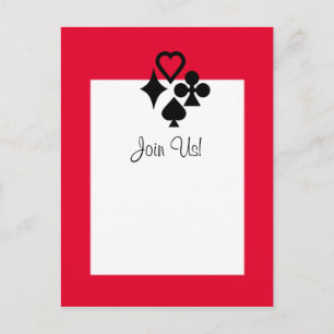 Card Party Inbjudan Vykort