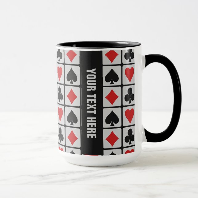 Card Player-anpassningsbar mugg (Höger)