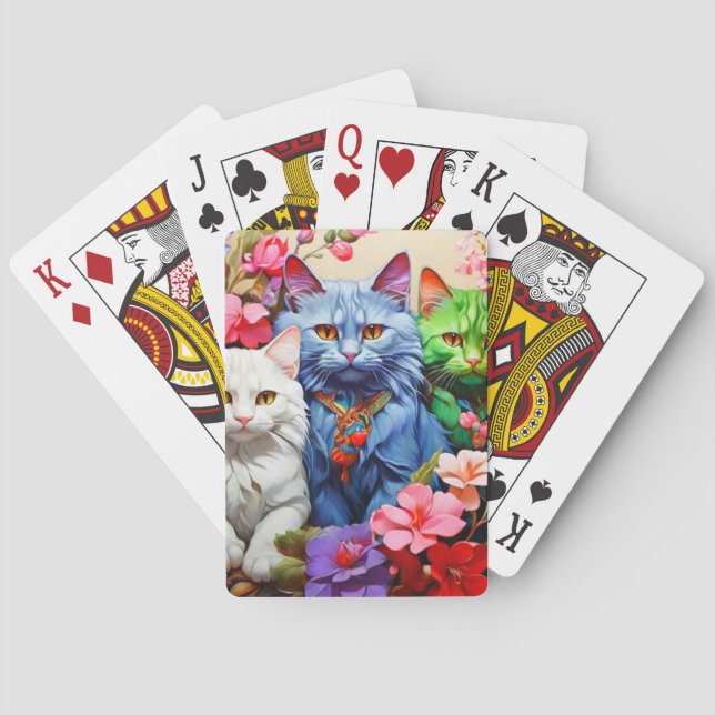 Card Poker for Cat Lovers Casinokort (Baksidan)