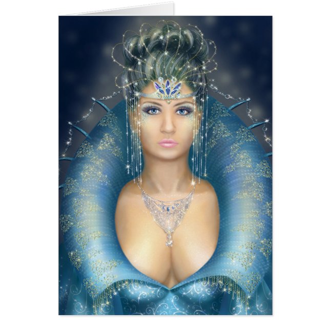 Card Queen Hälsningskort (Framsidan)