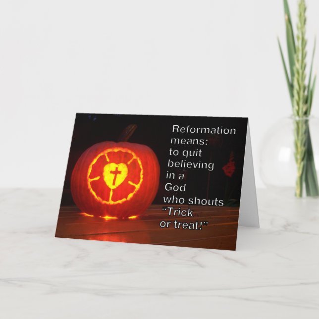Card Reformation and Halloween Kort (Framsida)