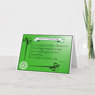 Card_St. Patricks dag Kort